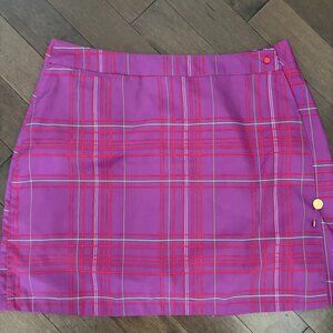 Lopex plaid skort size 16